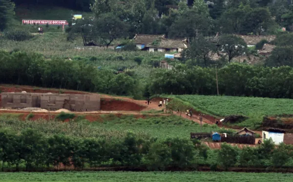 ▲통일전망대에서 바라본 북한. (연합뉴스)