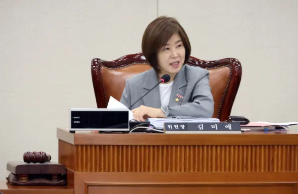 ▲김미애 국회 보건복지위원회 법안심사제1소위원장이 19일 서울 여의도 국회에서 열린 소위원회를 주재하고 있다. 2025.08.19. (뉴시스)
